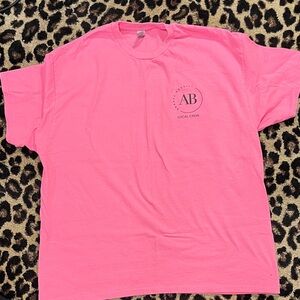 Andrea Bocelli backstage Local Crew Pink T-Shirt